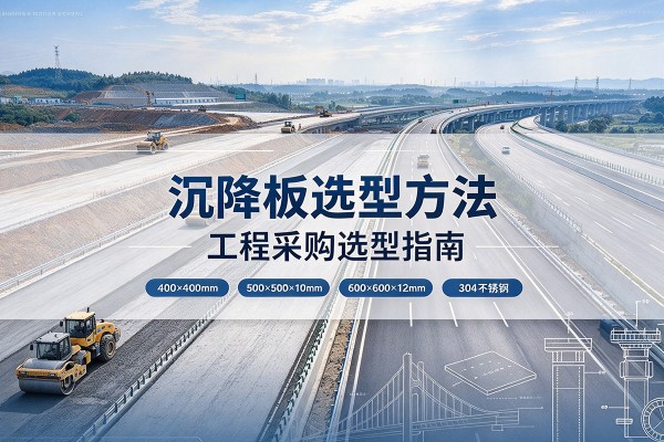 高港沉降板选择方法