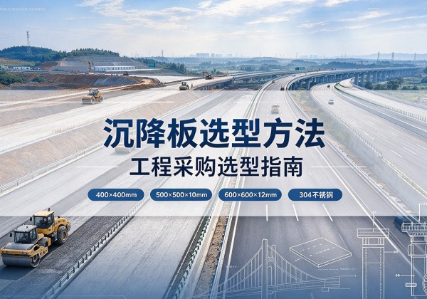 高港沉降板选择方法